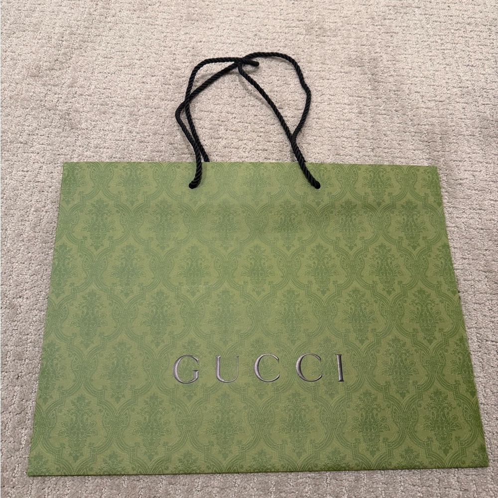 Gucci Green Shopping Bag